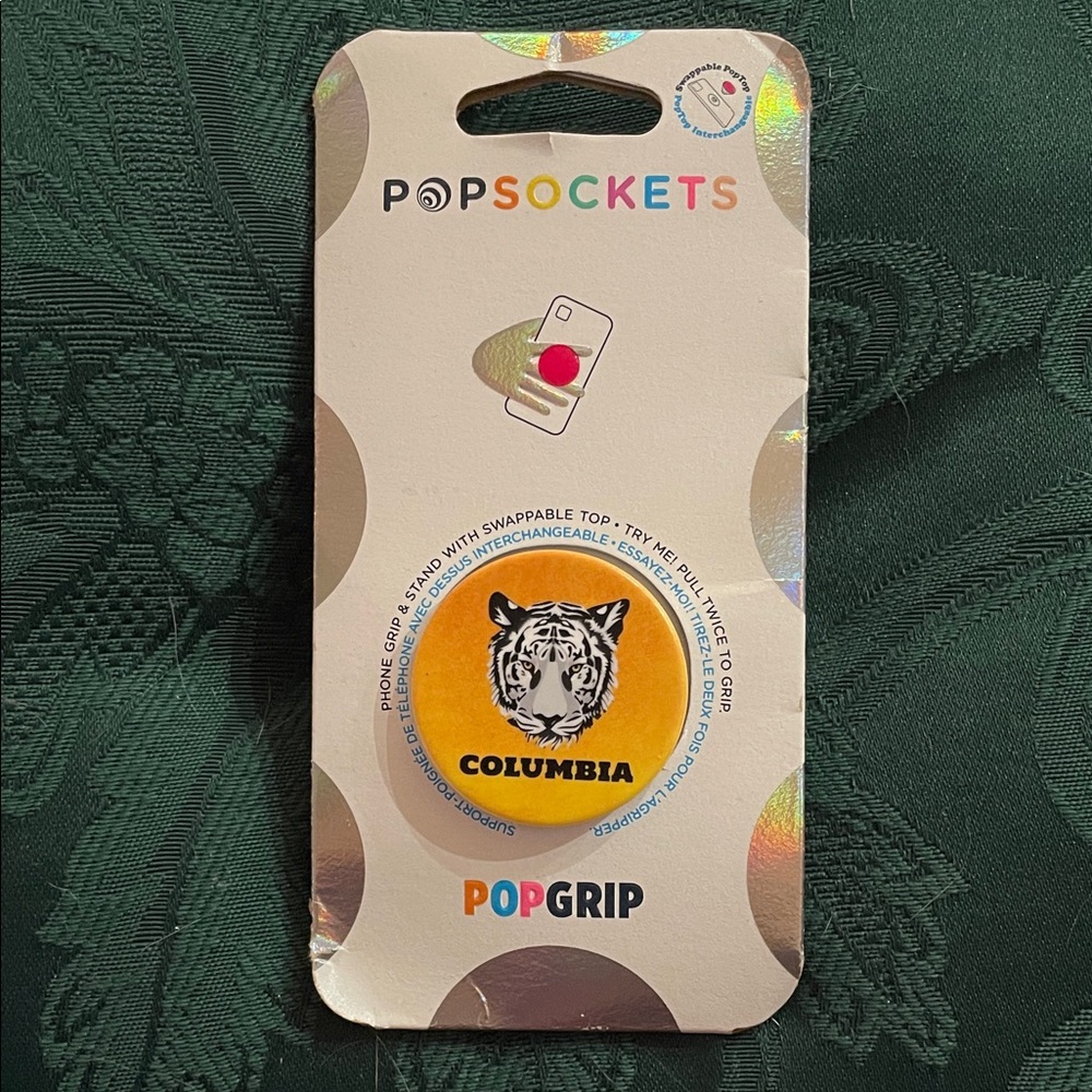 Columbia Yellow Tiger PopSocket Grip